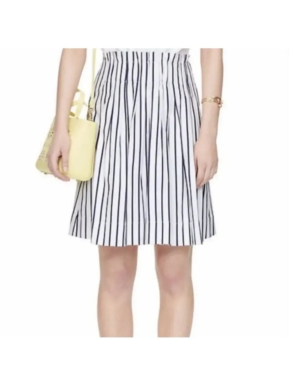 Kate Spade Broome Street Paper Bag Striped Skirt - Size 2